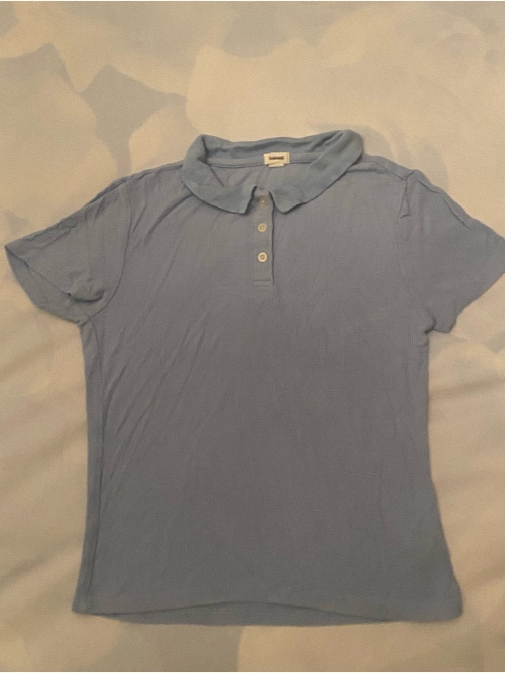 ✨Bundle: Buy 6 for $80

⭐️Garage Sky Blue Ribbed Polo Top!